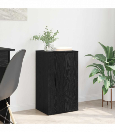 vidaXL Sideboard Black oak 40 x 33 x 70 cm Engineered wood