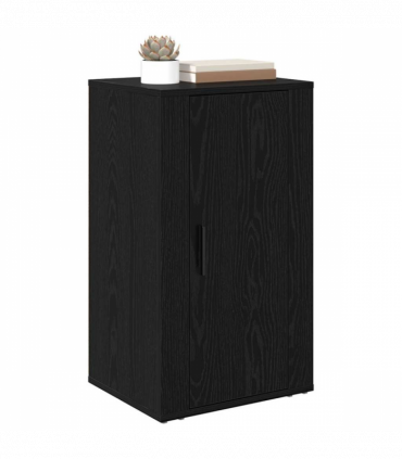 vidaXL Sideboard Black oak 40 x 33 x 70 cm Engineered wood