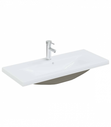 vidaXL Bathroom Furniture Set with Door 4 pcs Black 80 x 38.5 x 45 cm