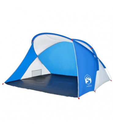 vidaXL Beach Tent 2-Person Azure Blue Pop-up Waterproof