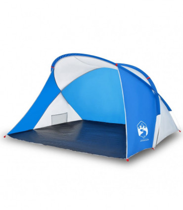 vidaXL Beach Tent 2-Person Azure Blue Pop-up Waterproof
