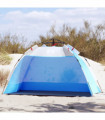 vidaXL Beach Tent 2-Person Azure Blue Quick Release Waterproof