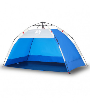 vidaXL Beach Tent 2-Person Azure Blue Quick Release Waterproof