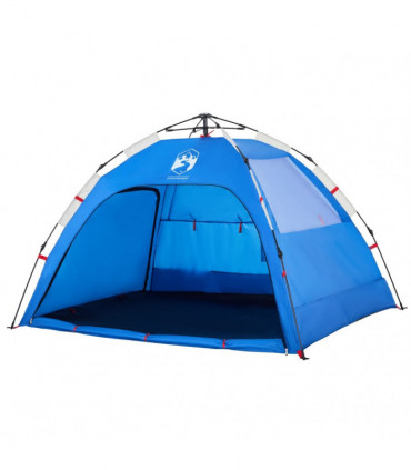 vidaXL Beach Tent 2-Person Azure Blue Quick Release Waterproof