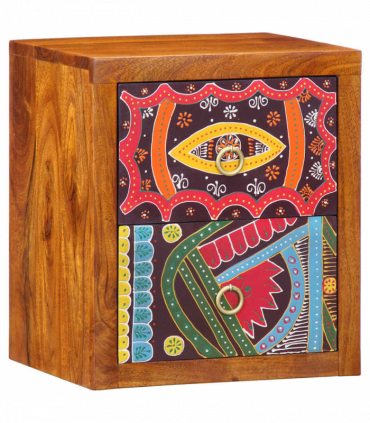 vidaXL Bedside Cabinet Brown 35 x 30 x 40 cm Solid acacia wood