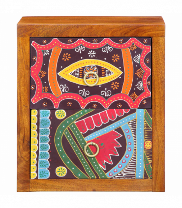 vidaXL Bedside Cabinet Brown 35 x 30 x 40 cm Solid acacia wood