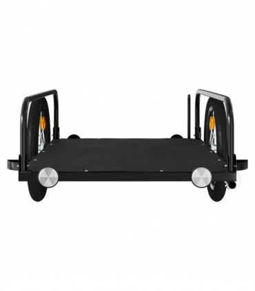 vidaXL Bike Trailer Black 126x63x34 cm Iron