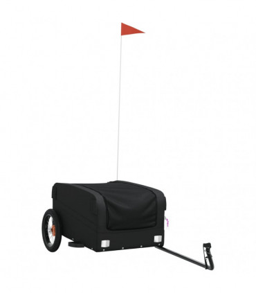vidaXL Bike Trailer Black 30 kg Iron