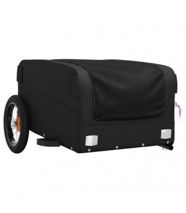vidaXL Bike Trailer Black 30 kg Iron