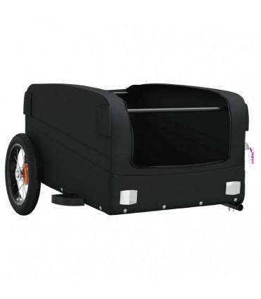 vidaXL Bike Trailer Black 30 kg Iron
