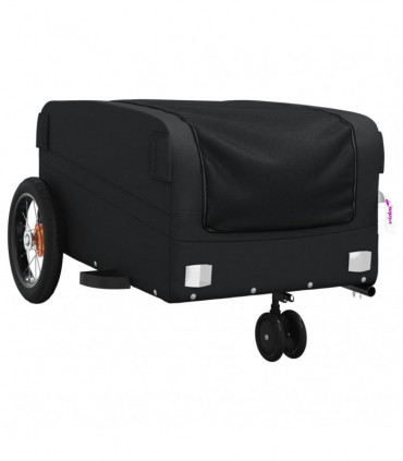 vidaXL Bike Trailer Black 30 kg Iron