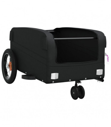 vidaXL Bike Trailer Black 30 kg Iron