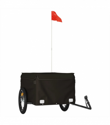 vidaXL Bike Trailer Black 45 kg Iron