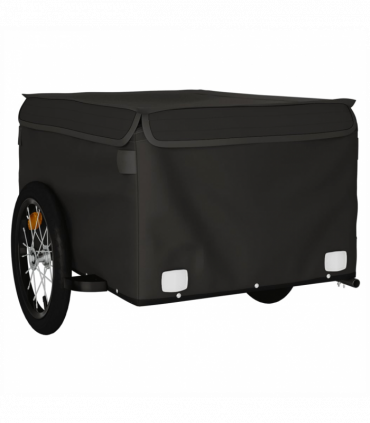 vidaXL Bike Trailer Black 45 kg Iron