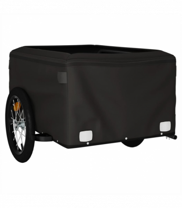 vidaXL Bike Trailer Black 45 kg Iron