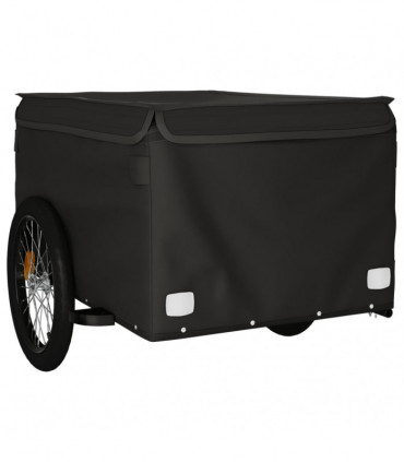 vidaXL Bike Trailer Black 45 kg Iron