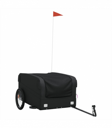 vidaXL Bike Trailer Black 45 kg Iron