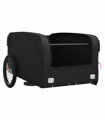 vidaXL Bike Trailer Black 45 kg Iron