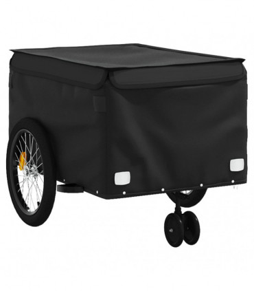 vidaXL Bike Trailer Black 45 kg Iron