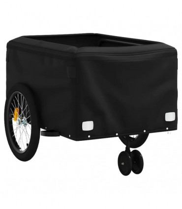 vidaXL Bike Trailer Black 45 kg Iron