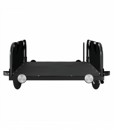 vidaXL Bike Trailer Black Oxford Fabric and Iron