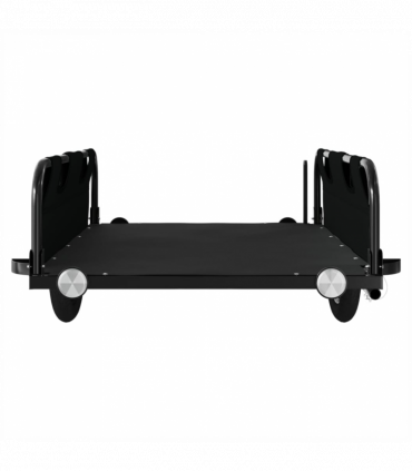 vidaXL Bike Trailer Black Oxford Fabric and Iron