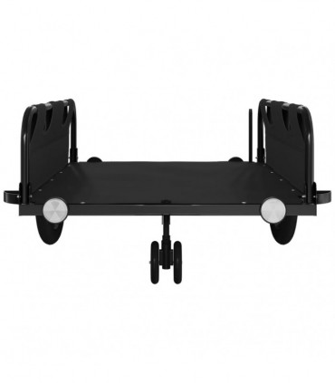 vidaXL Bike Trailer Black Oxford Fabric and Iron