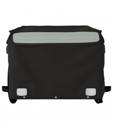 vidaXL Bike Trailer Black and Grey 45 kg Iron