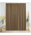 vidaXL Blackout Curtain with Hooks Taupe 290x245 cm