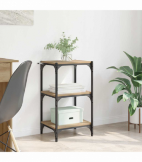 vidaXL Book Cabinet Artisan oak 40 x 33 x 71 cm Engineered wood