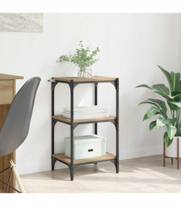 vidaXL Book Cabinet Artisan oak 40 x 33 x 71 cm Engineered wood