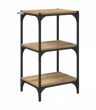 vidaXL Book Cabinet Artisan oak 40 x 33 x 71 cm Engineered wood