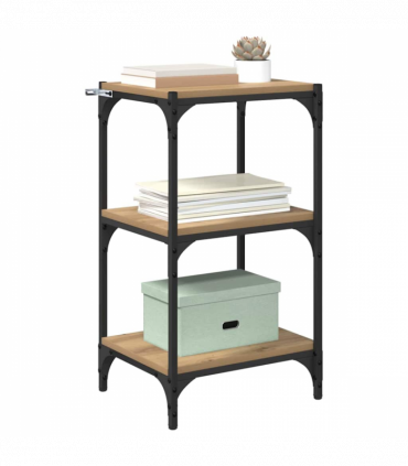 vidaXL Book Cabinet Artisan oak 40 x 33 x 71 cm Engineered wood