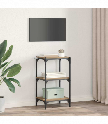 vidaXL Book Cabinet Artisan oak 40 x 33 x 71 cm Engineered wood