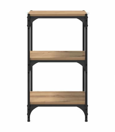 vidaXL Book Cabinet Artisan oak 40 x 33 x 71 cm Engineered wood