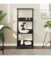 vidaXL Bookshelf Black 50x33x117.5 cm Engineered Wood