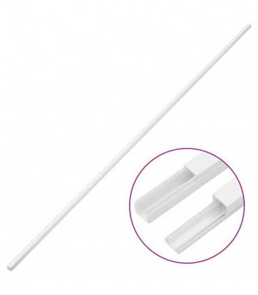 vidaXL Cable Trunking 15x10 mm 30 m PVC