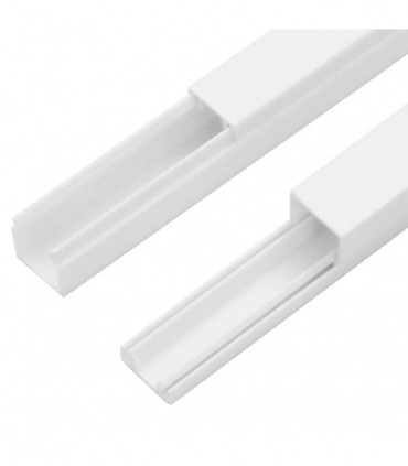 vidaXL Cable Trunking 15x10 mm 30 m PVC
