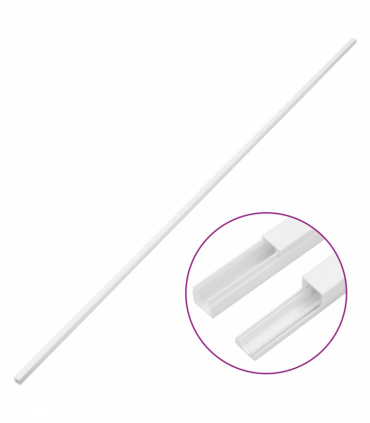 vidaXL Cable Trunking 20x10 mm 10 m PVC