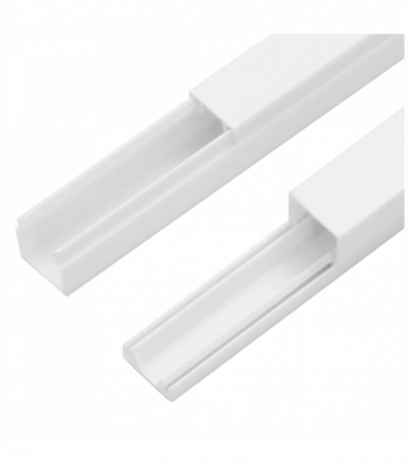 vidaXL Cable Trunking 20x10 mm 10 m PVC