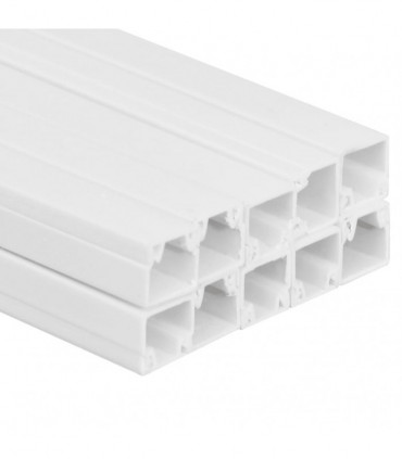vidaXL Cable Trunking 30x20 mm 10 m PVC