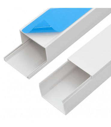 vidaXL Cable Trunking Self-Adhesive 100x60 mm 10 m PVC