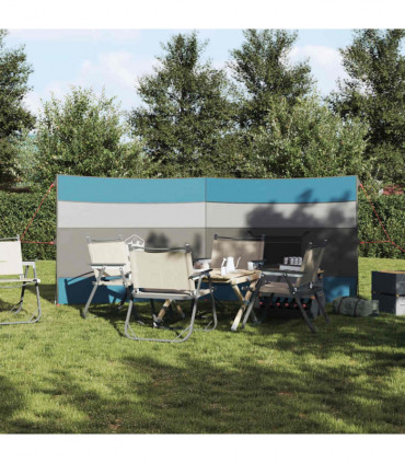 vidaXL Camping Windbreak Blue 340x130 cm Waterproof