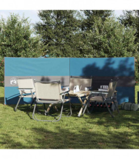 vidaXL Camping Windbreak Blue 344x120 cm Waterproof
