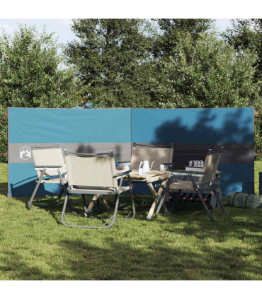 vidaXL Camping Windbreak Blue 344x120 cm Waterproof