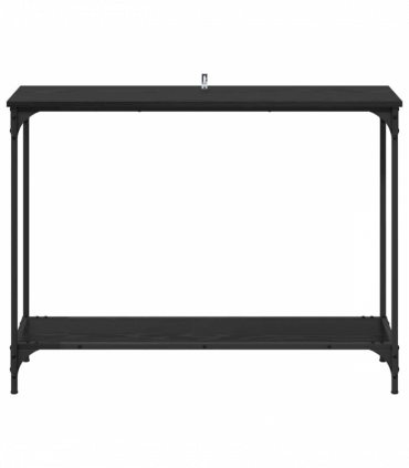 vidaXL Console Table Black oak 101 x 30.5 x 75 cm Engineered wood
