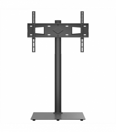 vidaXL Corner TV Stand 1-Tier for 32-65 Inch Black