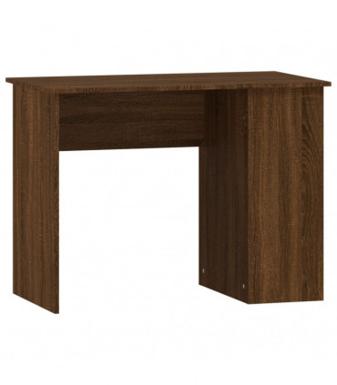 Desk Brown Oak 100x55x75 cm Engineered Wood