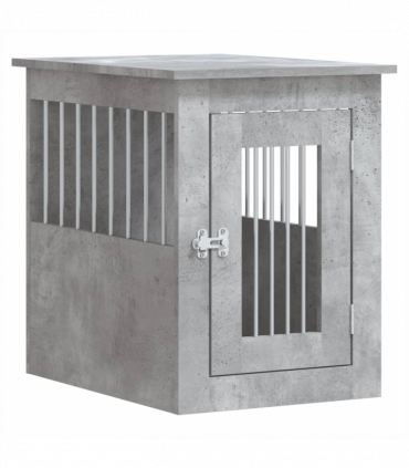 vidaXL Dog Crate Furniture Concrete Grey 45x62x59 cm Engineered Wood