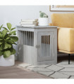vidaXL Dog Crate Furniture Grey Sonoma 45x62x59 cm Engineered Wood